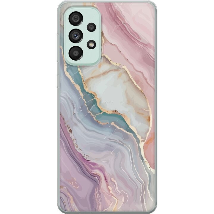 Mobile case for Samsung Galaxy A73 5G with Marble design in the group SMARTPHONE & TABLETS / Phone cases / Samsung at TP E-commerce Nordic AB (A60195)