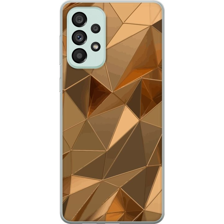 Mobile case for Samsung Galaxy A73 5G with 3D Gold design in the group SMARTPHONE & TABLETS / Phone cases / Samsung at TP E-commerce Nordic AB (A60197)