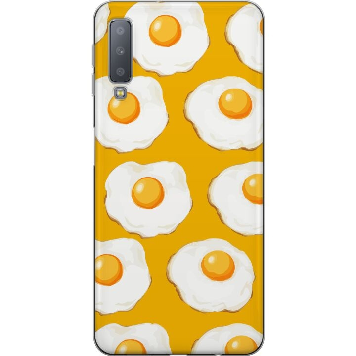 Mobile case for Samsung Galaxy A7 (2018) with Fried egg design in the group SMARTPHONE & TABLETS / Phone cases / Samsung at TP E-commerce Nordic AB (A60202)