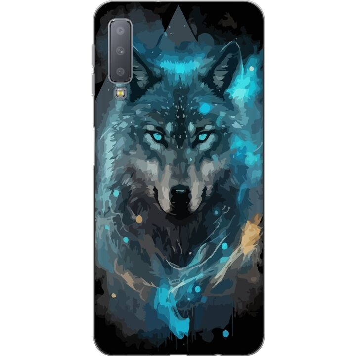 Mobile case for Samsung Galaxy A7 (2018) with Wolf design in the group SMARTPHONE & TABLETS / Phone cases / Samsung at TP E-commerce Nordic AB (A60205)