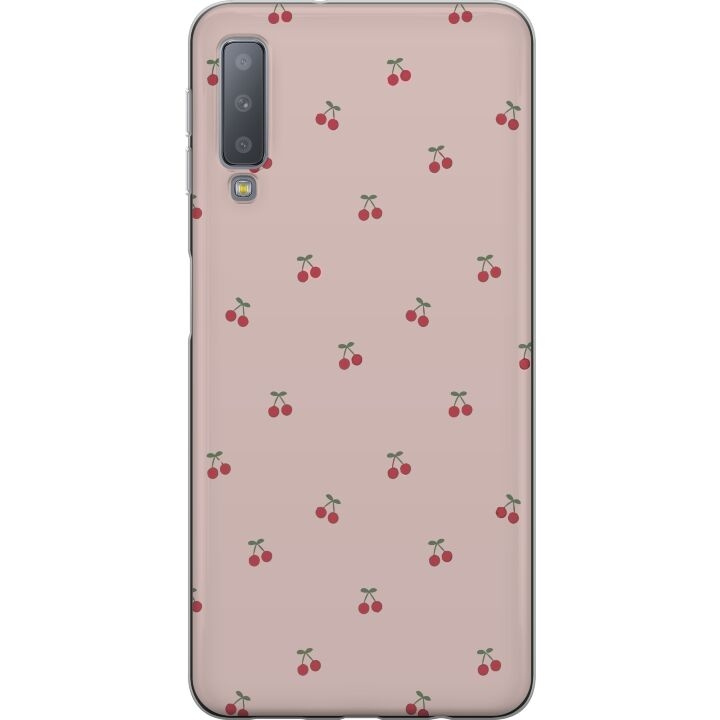 Mobile case for Samsung Galaxy A7 (2018) with Cherry design in the group SMARTPHONE & TABLETS / Phone cases / Samsung at TP E-commerce Nordic AB (A60207)