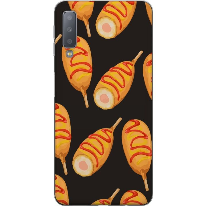 Mobile case for Samsung Galaxy A7 (2018) with Chicken drumstick design in the group SMARTPHONE & TABLETS / Phone cases / Samsung at TP E-commerce Nordic AB (A60209)