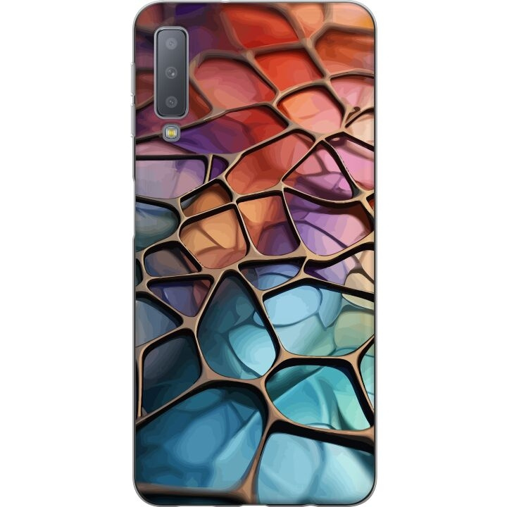 Mobile case for Samsung Galaxy A7 (2018) with Metallic pattern design in the group SMARTPHONE & TABLETS / Phone cases / Samsung at TP E-commerce Nordic AB (A60210)