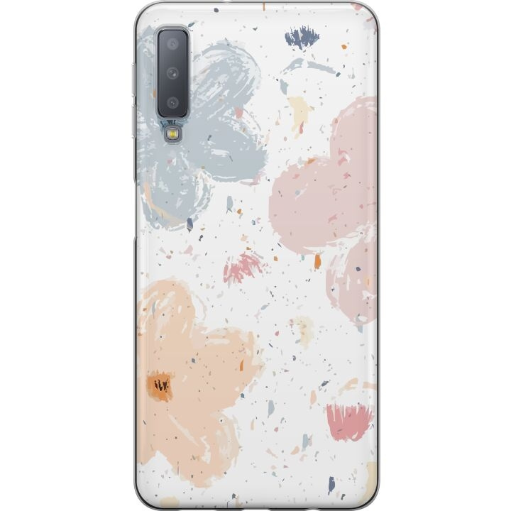 Mobile case for Samsung Galaxy A7 (2018) with Flowers design in the group SMARTPHONE & TABLETS / Phone cases / Samsung at TP E-commerce Nordic AB (A60212)