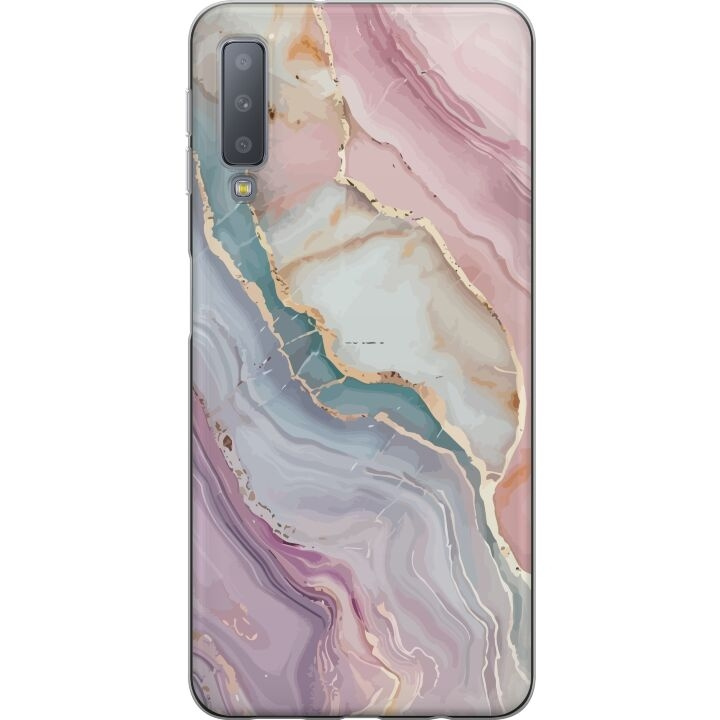 Mobile case for Samsung Galaxy A7 (2018) with Marble design in the group SMARTPHONE & TABLETS / Phone cases / Samsung at TP E-commerce Nordic AB (A60222)