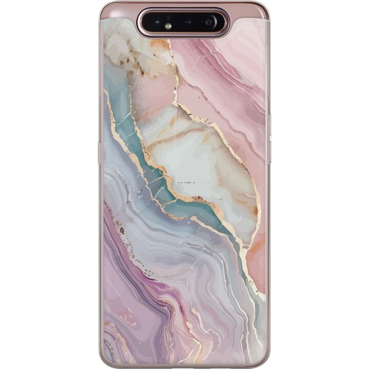 Mobile case for Samsung Galaxy A80 with Marble design in the group SMARTPHONE & TABLETS / Phone cases / Samsung at TP E-commerce Nordic AB (A60249)