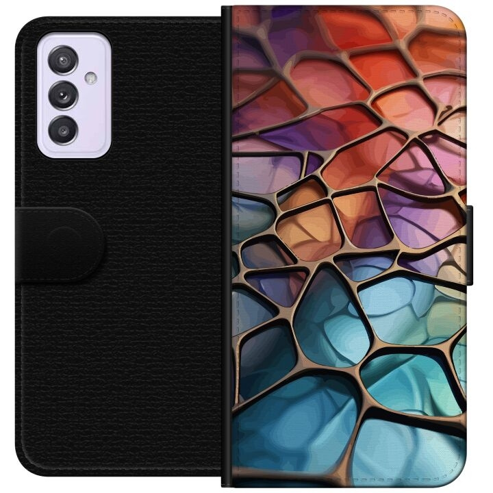 Wallet case for Samsung Galaxy A82 5G with Metallic pattern design in the group SMARTPHONE & TABLETS / Phone cases / Samsung at TP E-commerce Nordic AB (A60264)