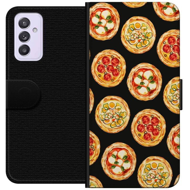 Wallet case for Samsung Galaxy A82 5G with Pizza design in the group SMARTPHONE & TABLETS / Phone cases / Samsung at TP E-commerce Nordic AB (A60267)