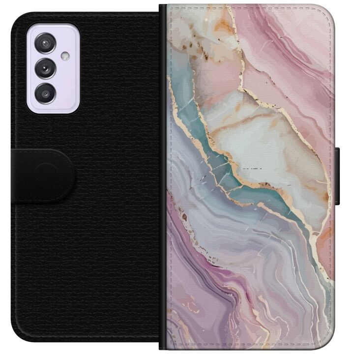 Wallet case for Samsung Galaxy A82 5G with Marble design in the group SMARTPHONE & TABLETS / Phone cases / Samsung at TP E-commerce Nordic AB (A60276)