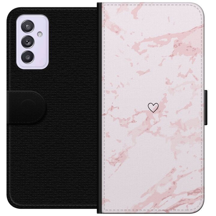 Wallet case for Samsung Galaxy A82 5G with Pink Heart design in the group SMARTPHONE & TABLETS / Phone cases / Samsung at TP E-commerce Nordic AB (A60277)