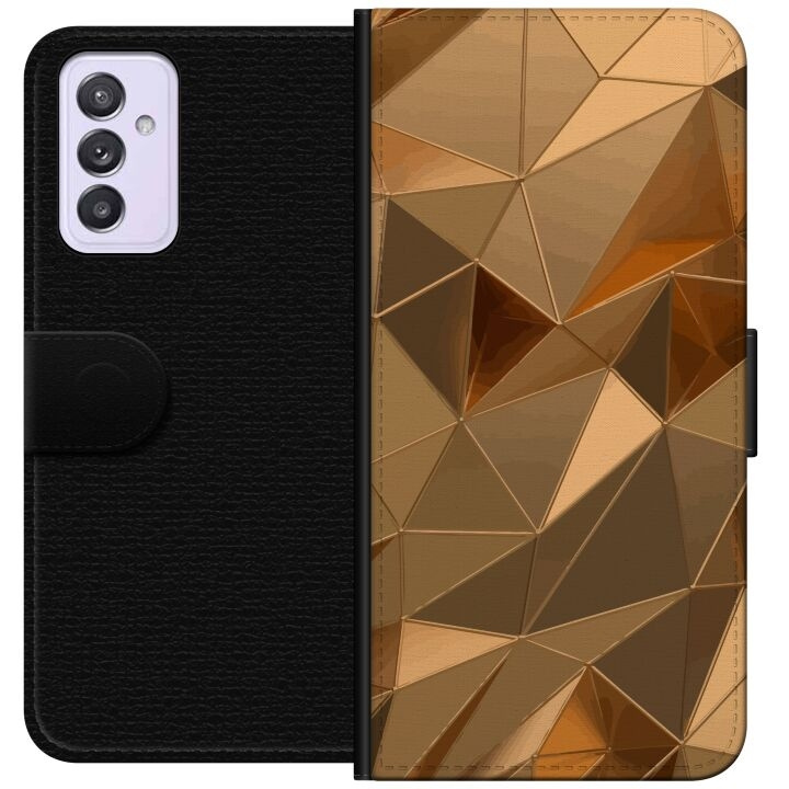 Wallet case for Samsung Galaxy A82 5G with 3D Gold design in the group SMARTPHONE & TABLETS / Phone cases / Samsung at TP E-commerce Nordic AB (A60278)