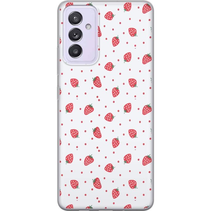 Mobile case for Samsung Galaxy A82 5G with Strawberries design in the group SMARTPHONE & TABLETS / Phone cases / Samsung at TP E-commerce Nordic AB (A60298)