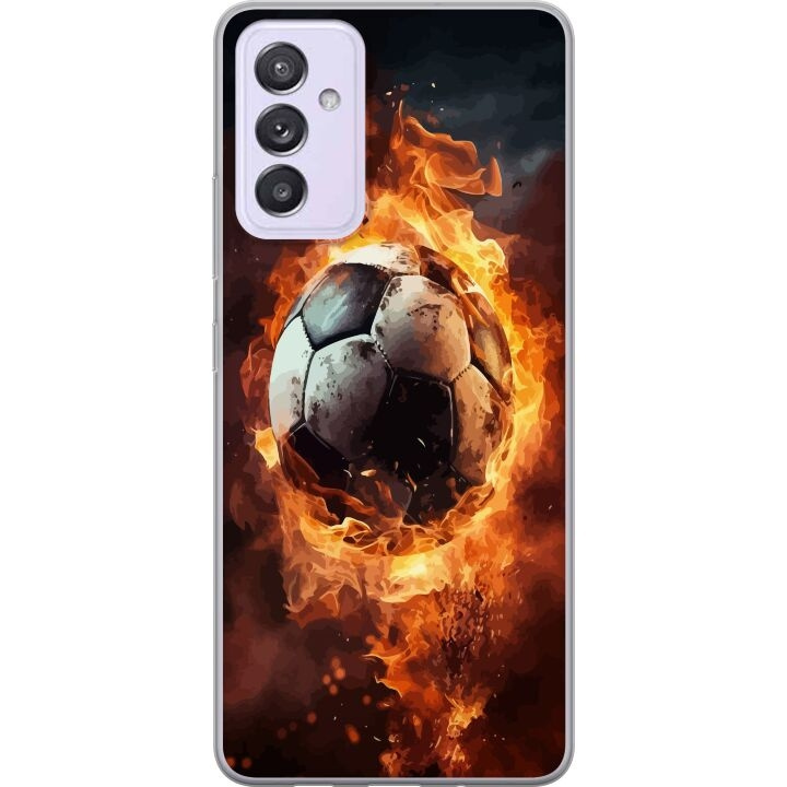 Mobile case for Samsung Galaxy A82 5G with Football design in the group SMARTPHONE & TABLETS / Phone cases / Samsung at TP E-commerce Nordic AB (A60302)