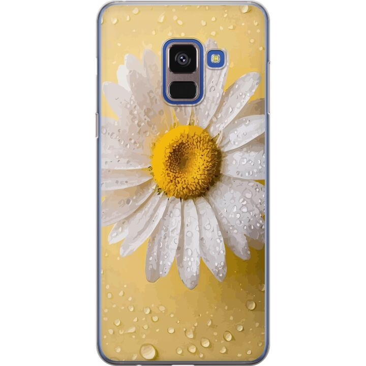 Mobile case for Samsung Galaxy A8 (2018) with Porslinsblomma design in the group SMARTPHONE & TABLETS / Phone cases / Samsung at TP E-commerce Nordic AB (A60308)