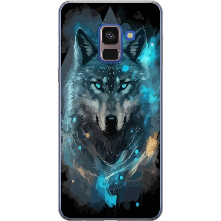 Mobile case for Samsung Galaxy A8 (2018) with Wolf design in the group SMARTPHONE & TABLETS / Phone cases / Samsung at TP E-commerce Nordic AB (A60313)