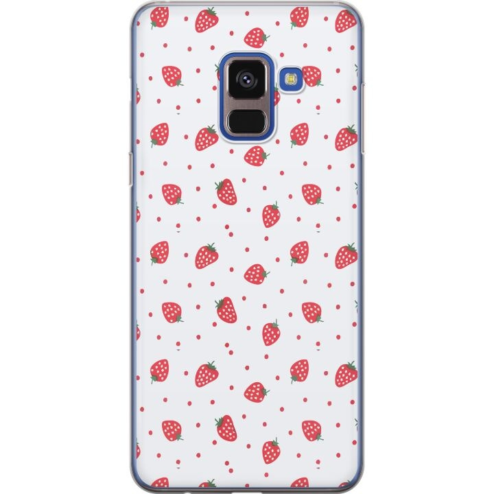 Mobile case for Samsung Galaxy A8 (2018) with Strawberries design in the group SMARTPHONE & TABLETS / Phone cases / Samsung at TP E-commerce Nordic AB (A60325)