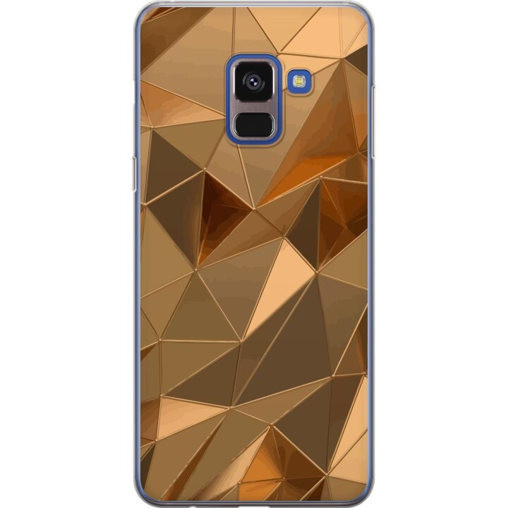 Mobile case for Samsung Galaxy A8 (2018) with 3D Gold design in the group SMARTPHONE & TABLETS / Phone cases / Samsung at TP E-commerce Nordic AB (A60332)