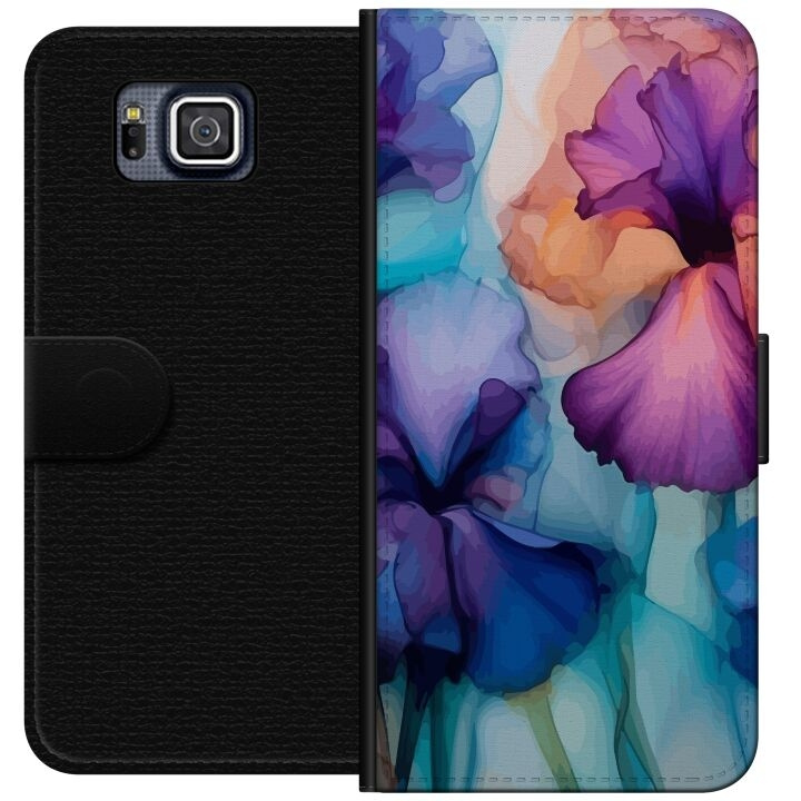 Wallet case for Samsung Galaxy Alpha with Magical flowers design in the group SMARTPHONE & TABLETS / Phone cases / Samsung at TP E-commerce Nordic AB (A60338)