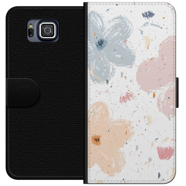 Wallet case for Samsung Galaxy Alpha with Flowers design in the group SMARTPHONE & TABLETS / Phone cases / Samsung at TP E-commerce Nordic AB (A60347)