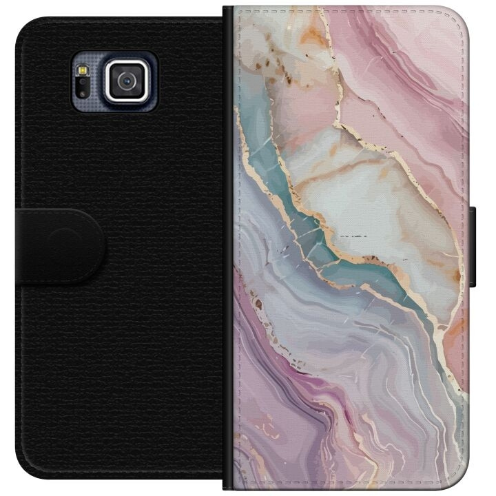 Wallet case for Samsung Galaxy Alpha with Marble design in the group SMARTPHONE & TABLETS / Phone cases / Samsung at TP E-commerce Nordic AB (A60357)