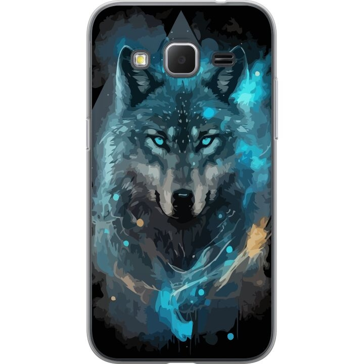 Mobile case for Samsung Galaxy Core Prime with Wolf design in the group SMARTPHONE & TABLETS / Phone cases / Samsung at TP E-commerce Nordic AB (A60367)