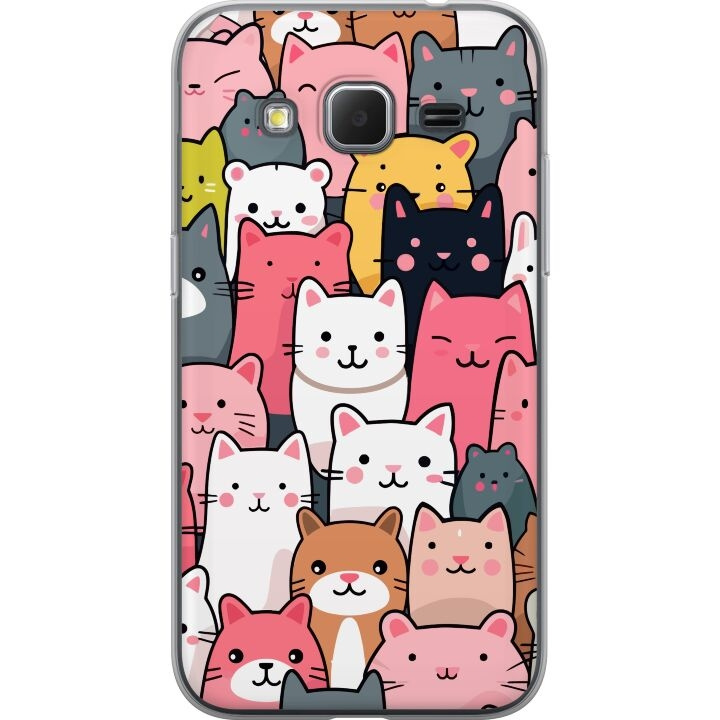 Mobile case for Samsung Galaxy Core Prime with Cat pattern design in the group SMARTPHONE & TABLETS / Phone cases / Samsung at TP E-commerce Nordic AB (A60370)