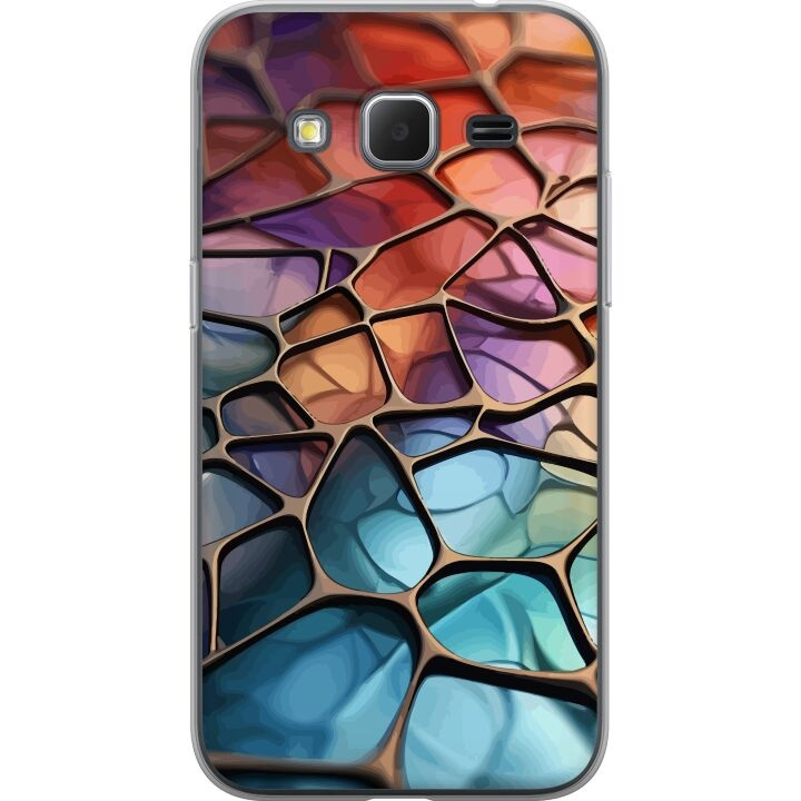 Mobile case for Samsung Galaxy Core Prime with Metallic pattern design in the group SMARTPHONE & TABLETS / Phone cases / Samsung at TP E-commerce Nordic AB (A60372)