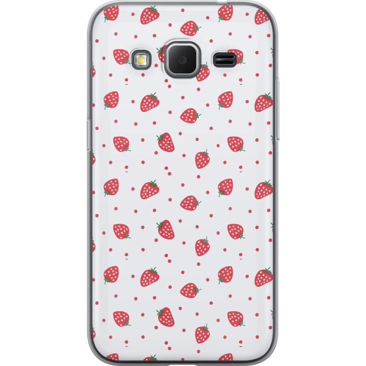 Mobile case for Samsung Galaxy Core Prime with Strawberries design in the group SMARTPHONE & TABLETS / Phone cases / Samsung at TP E-commerce Nordic AB (A60379)