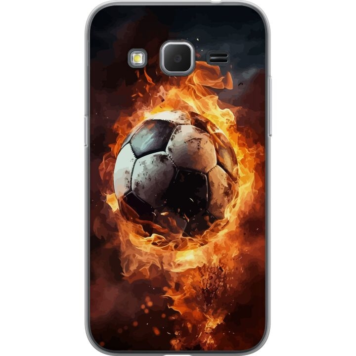 Mobile case for Samsung Galaxy Core Prime with Football design in the group SMARTPHONE & TABLETS / Phone cases / Samsung at TP E-commerce Nordic AB (A60383)