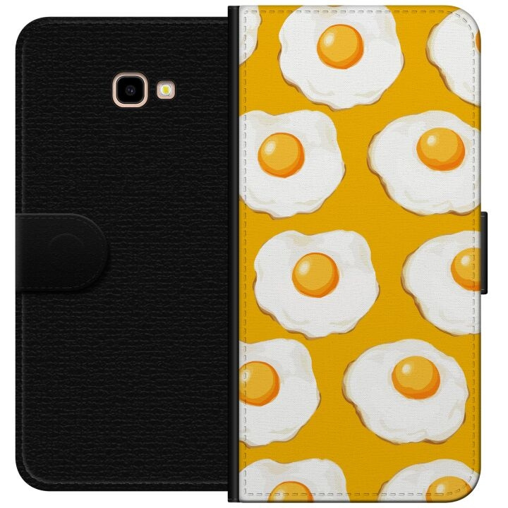 Wallet case for Samsung Galaxy J4+ with Fried egg design in the group SMARTPHONE & TABLETS / Phone cases / Samsung at TP E-commerce Nordic AB (A60391)