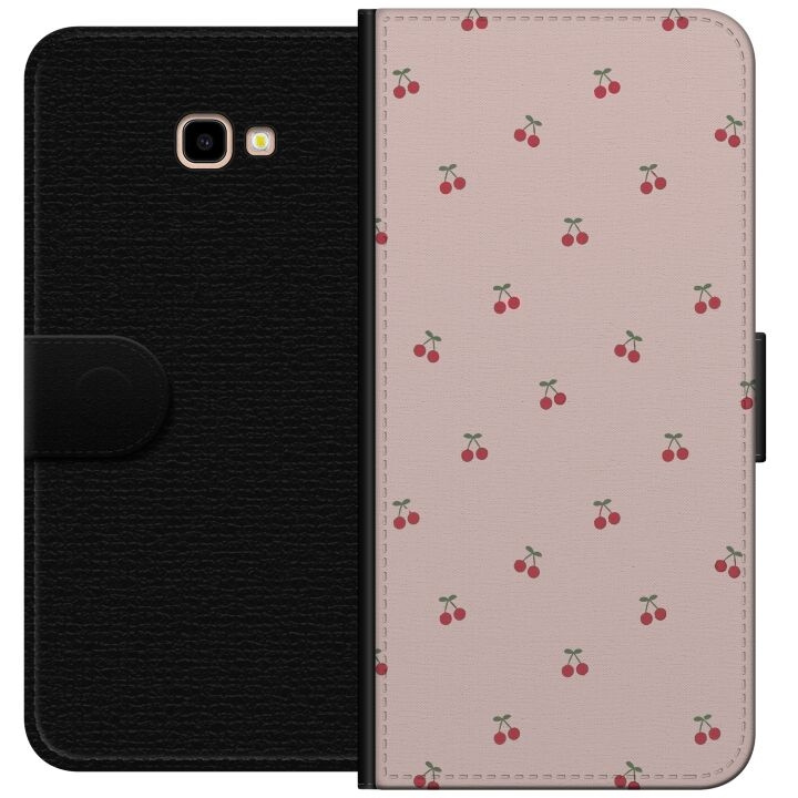 Wallet case for Samsung Galaxy J4+ with Cherry design in the group SMARTPHONE & TABLETS / Phone cases / Samsung at TP E-commerce Nordic AB (A60396)