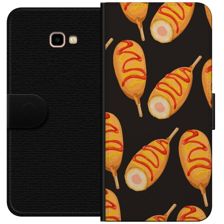 Wallet case for Samsung Galaxy J4+ with Chicken drumstick design in the group SMARTPHONE & TABLETS / Phone cases / Samsung at TP E-commerce Nordic AB (A60398)