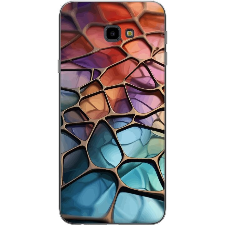 Mobile case for Samsung Galaxy J4+ with Metallic pattern design in the group SMARTPHONE & TABLETS / Phone cases / Samsung at TP E-commerce Nordic AB (A60426)