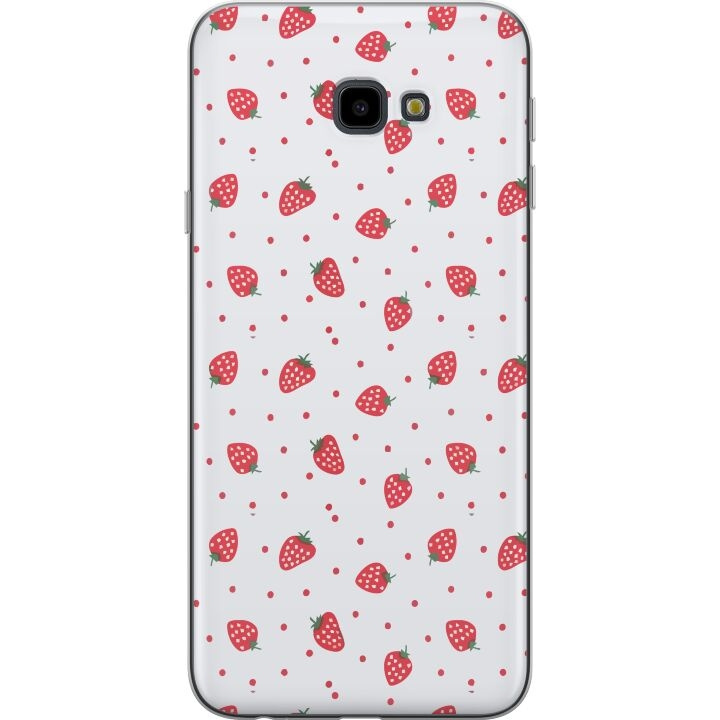 Mobile case for Samsung Galaxy J4+ with Strawberries design in the group SMARTPHONE & TABLETS / Phone cases / Samsung at TP E-commerce Nordic AB (A60433)