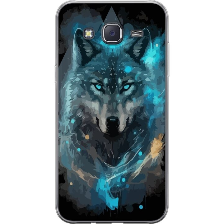 Mobile case for Samsung Galaxy J5 with Wolf design in the group SMARTPHONE & TABLETS / Phone cases / Samsung at TP E-commerce Nordic AB (A60448)