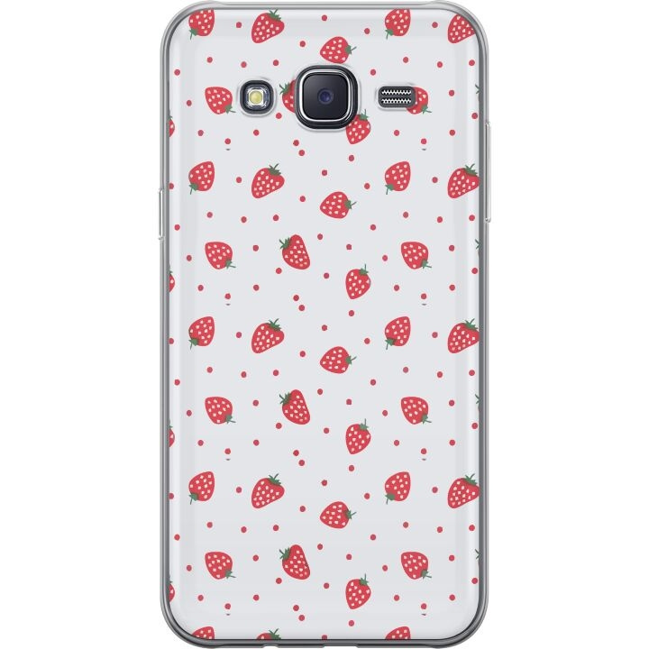 Mobile case for Samsung Galaxy J5 with Strawberries design in the group SMARTPHONE & TABLETS / Phone cases / Samsung at TP E-commerce Nordic AB (A60460)