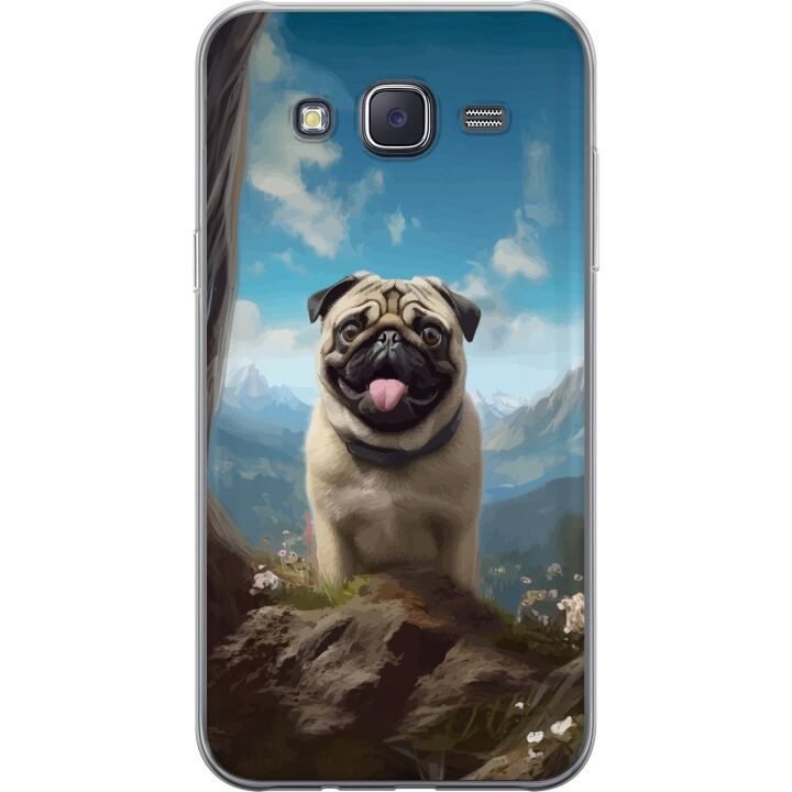 Mobile case for Samsung Galaxy J5 with Happy Dog design in the group SMARTPHONE & TABLETS / Phone cases / Samsung at TP E-commerce Nordic AB (A60461)