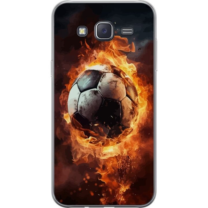 Mobile case for Samsung Galaxy J5 with Football design in the group SMARTPHONE & TABLETS / Phone cases / Samsung at TP E-commerce Nordic AB (A60464)