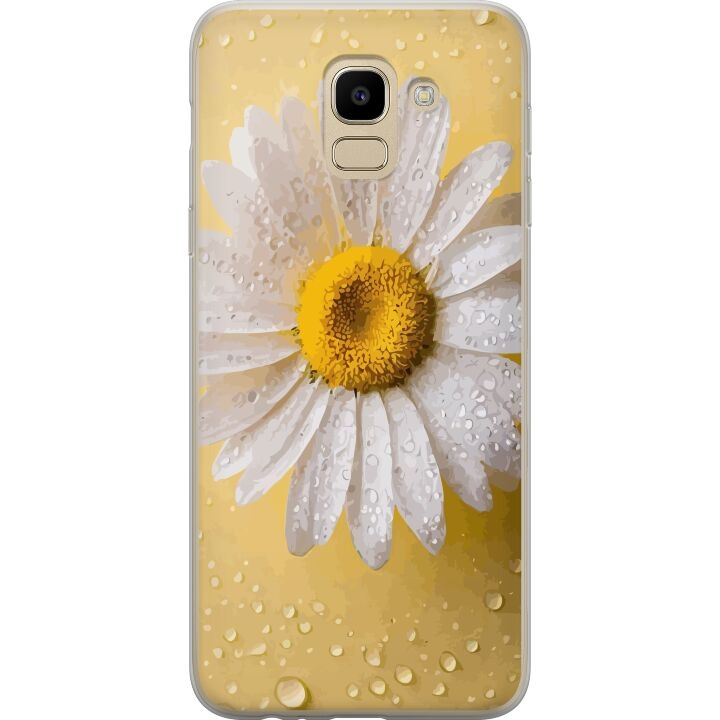 Mobile case for Samsung Galaxy J6 with Porslinsblomma design in the group SMARTPHONE & TABLETS / Phone cases / Samsung at TP E-commerce Nordic AB (A60470)