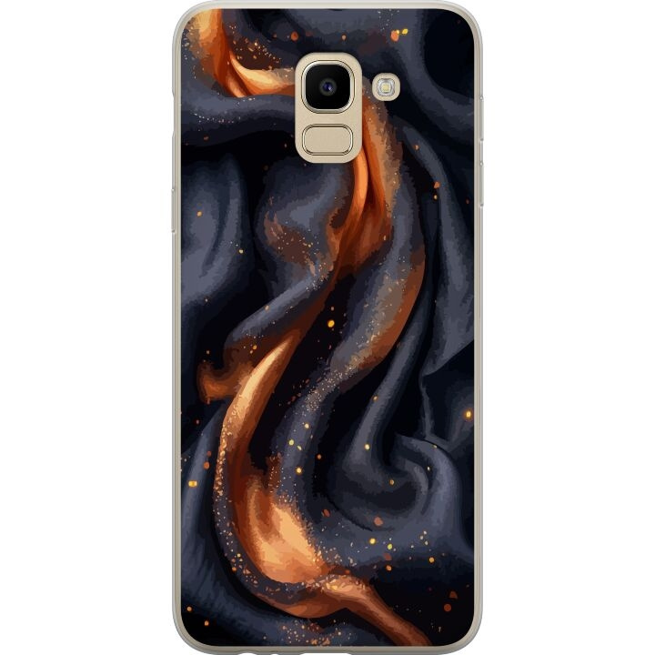 Mobile case for Samsung Galaxy J6 with Fiery silk design in the group SMARTPHONE & TABLETS / Phone cases / Samsung at TP E-commerce Nordic AB (A60471)