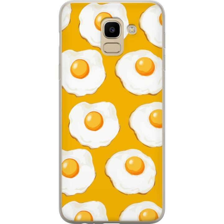 Mobile case for Samsung Galaxy J6 with Fried egg design in the group SMARTPHONE & TABLETS / Phone cases / Samsung at TP E-commerce Nordic AB (A60472)