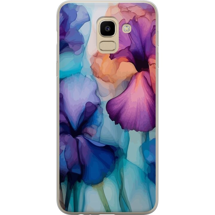 Mobile case for Samsung Galaxy J6 with Magical flowers design in the group SMARTPHONE & TABLETS / Phone cases / Samsung at TP E-commerce Nordic AB (A60473)