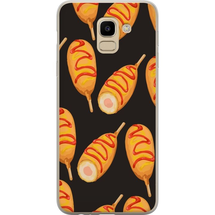 Mobile case for Samsung Galaxy J6 with Chicken drumstick design in the group SMARTPHONE & TABLETS / Phone cases / Samsung at TP E-commerce Nordic AB (A60479)