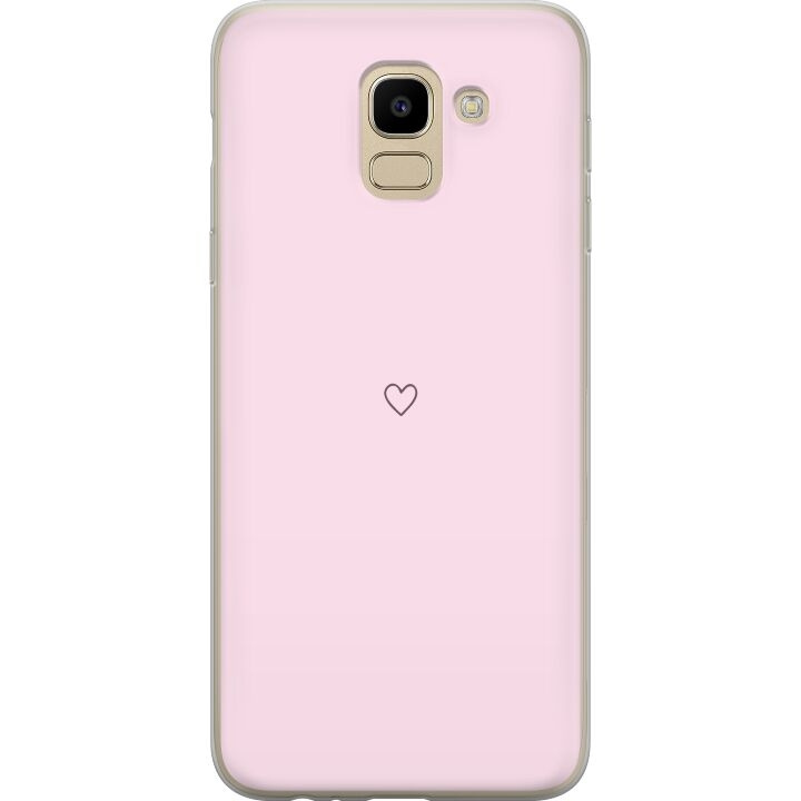 Mobile case for Samsung Galaxy J6 with Heart design in the group SMARTPHONE & TABLETS / Phone cases / Samsung at TP E-commerce Nordic AB (A60489)