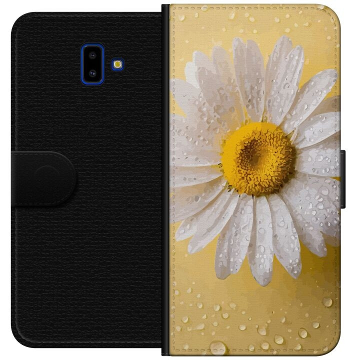 Wallet case for Samsung Galaxy J6+ with Porslinsblomma design in the group SMARTPHONE & TABLETS / Phone cases / Samsung at TP E-commerce Nordic AB (A60497)