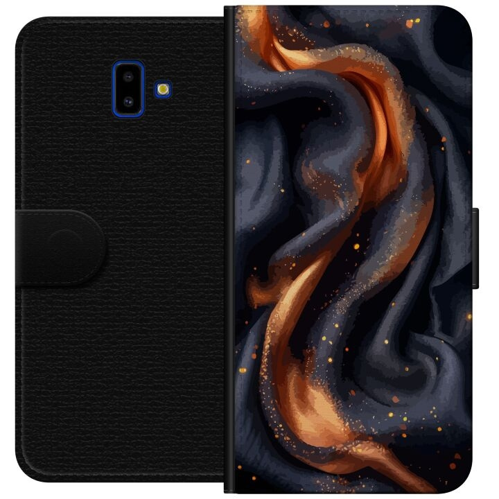 Wallet case for Samsung Galaxy J6+ with Fiery silk design in the group SMARTPHONE & TABLETS / Phone cases / Samsung at TP E-commerce Nordic AB (A60498)