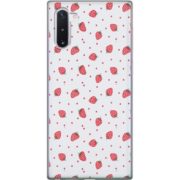 Mobile case for Samsung Galaxy Note10 with Strawberries design in the group SMARTPHONE & TABLETS / Phone cases / Samsung at TP E-commerce Nordic AB (A60541)