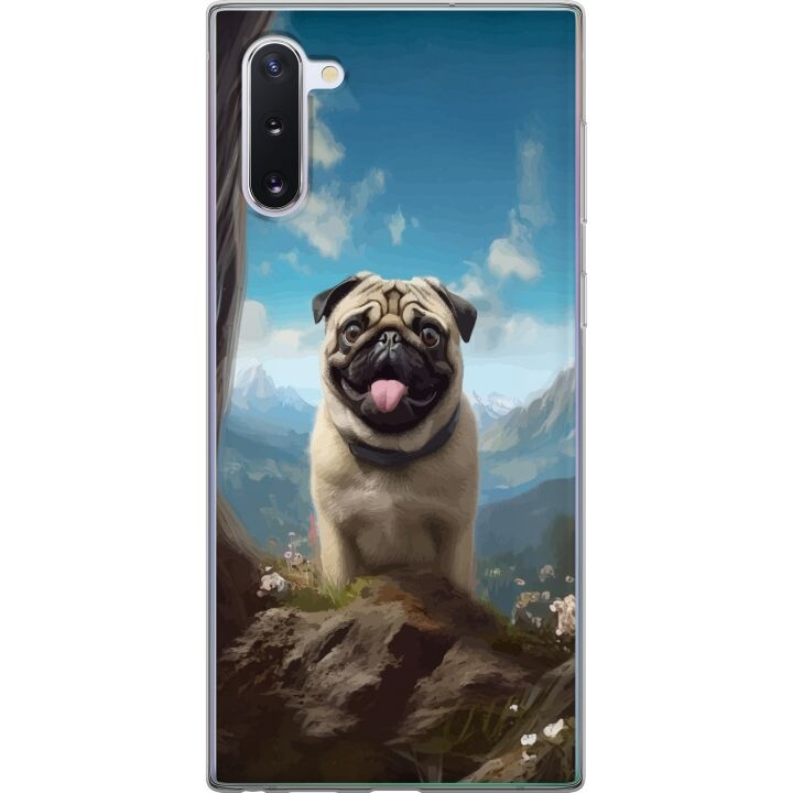 Mobile case for Samsung Galaxy Note10 with Happy Dog design in the group SMARTPHONE & TABLETS / Phone cases / Samsung at TP E-commerce Nordic AB (A60542)