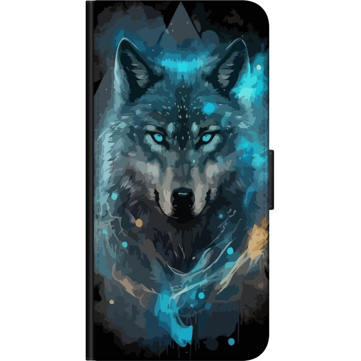 Wallet case for Samsung Galaxy Note10 Lite with Wolf design in the group SMARTPHONE & TABLETS / Phone cases / Samsung at TP E-commerce Nordic AB (A60556)