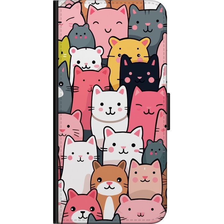 Wallet case for Samsung Galaxy Note10 Lite with Cat pattern design in the group SMARTPHONE & TABLETS / Phone cases / Samsung at TP E-commerce Nordic AB (A60559)